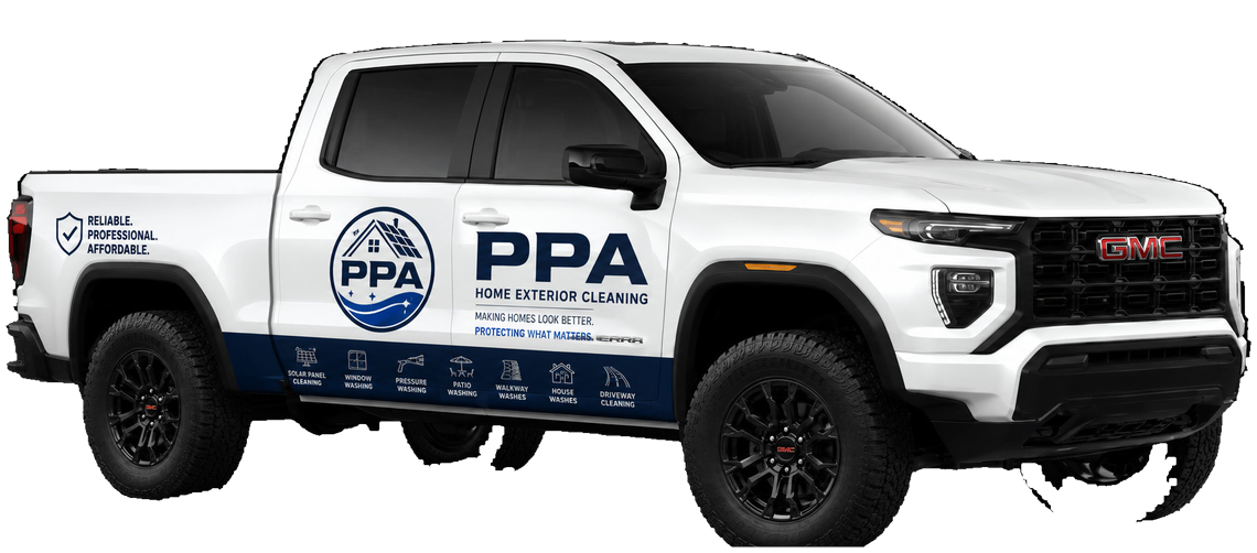 PPA Home Exterior Cleaning — student owned and local, free estimates, (240) 242-7002, serving Chevy Chase, Bethesda, Potomac and Rockville, MD